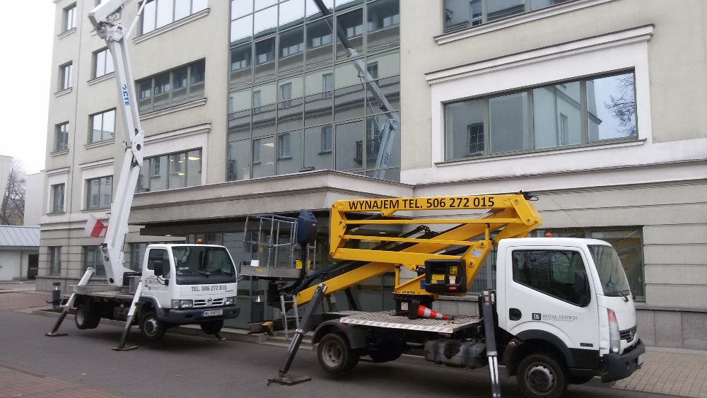 Wynajmę podnośnik koszowy, zwyżka, Wyszków i okolice