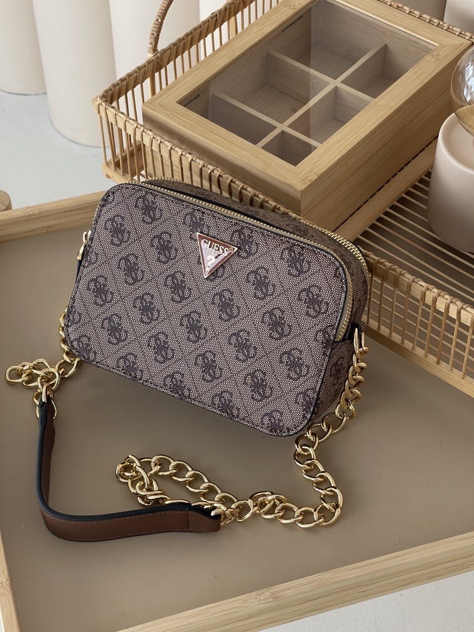 Сумка Guess кросс-боді | Жіноча стильна сумка через плече