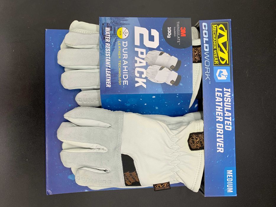 Перчатки зимние Mechanix Coldwork Insulated Leather Driver