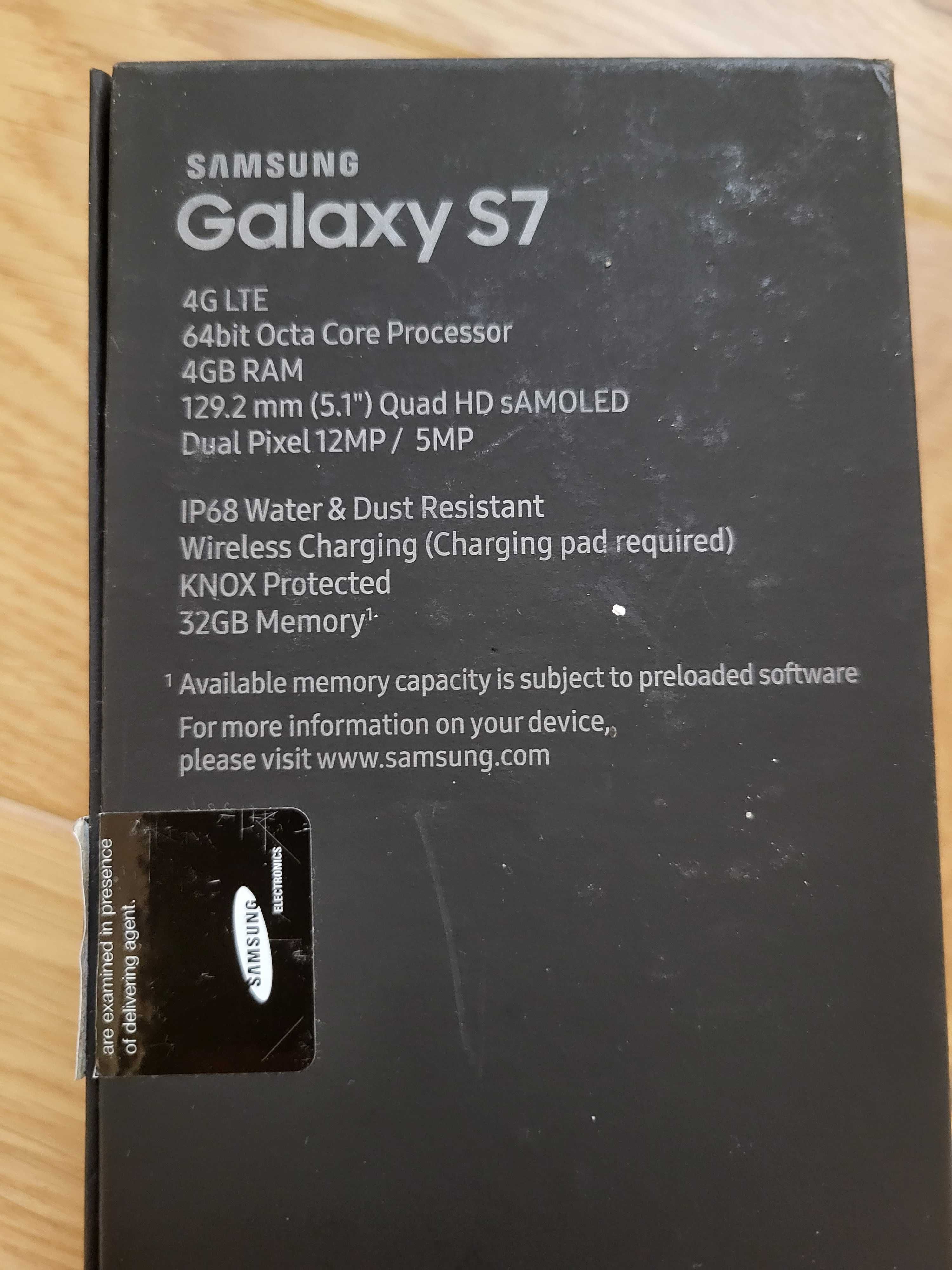 smartfon samsung galaxy s7 Gold Platinum wraz z dodatkową pamięcią