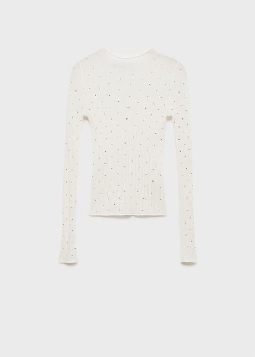 Топ святкова кофтинка  гольф з камінцями mango