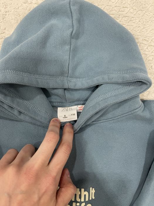 Кофта утеплена, осінь- зима Zara (116см)