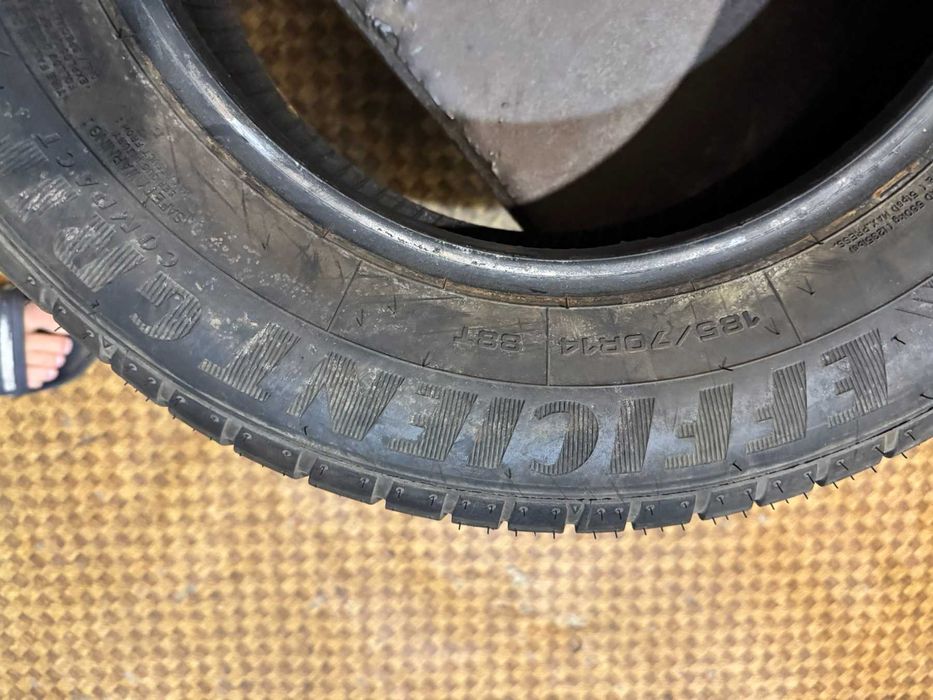 185 70 14 GoodYear Efficient Grip комплект літо