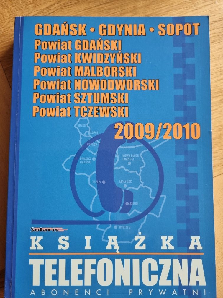 Książka telefoniczna woj pomorskiego 2009-10.