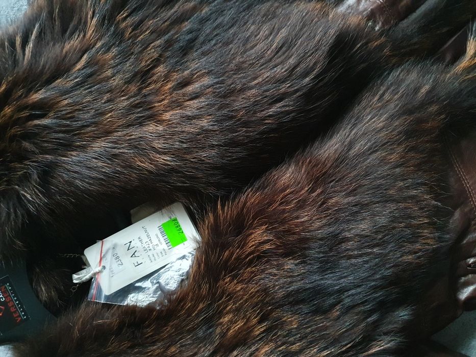 Kurtka skórzana ocieplana FAN Leather nowa