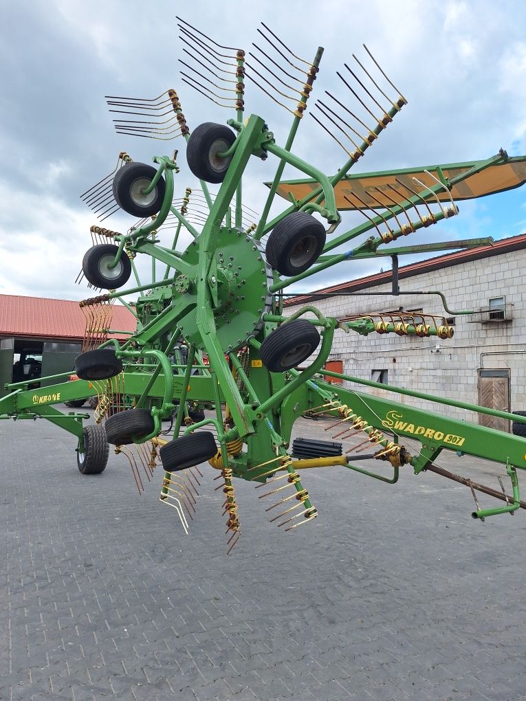 Zgrabiarka Krone Swadro 907 do boku Fella Kuhn pottinger claas