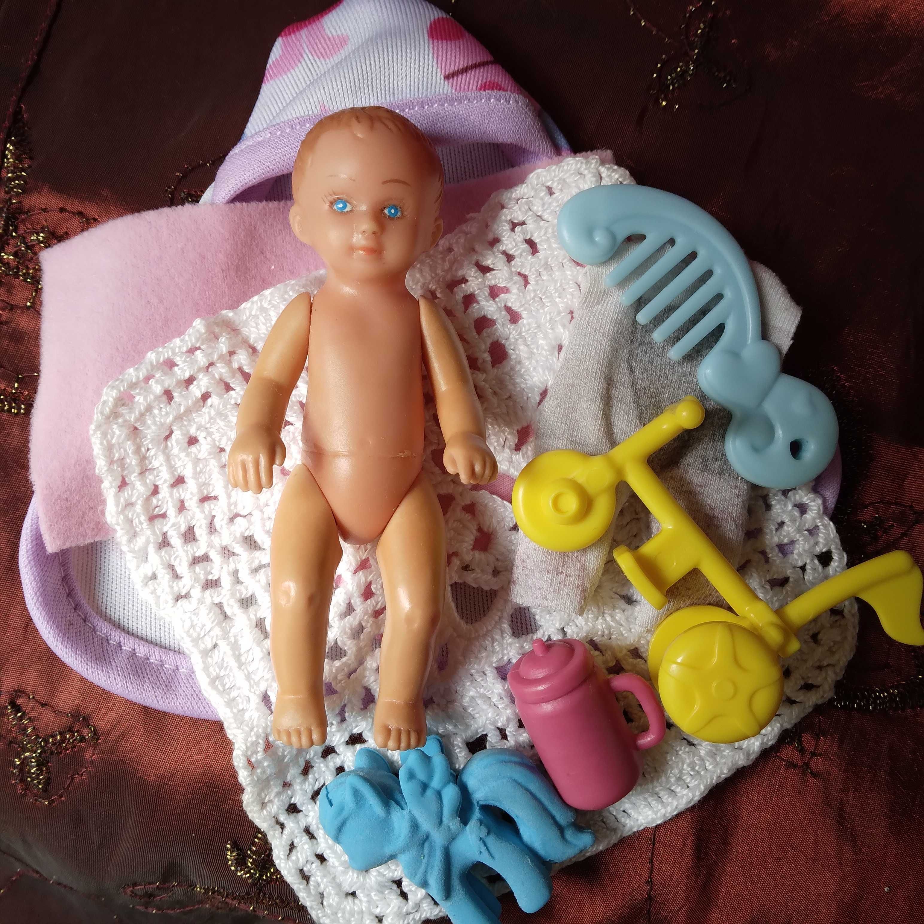 Wózek z mini lalką dla Barbie