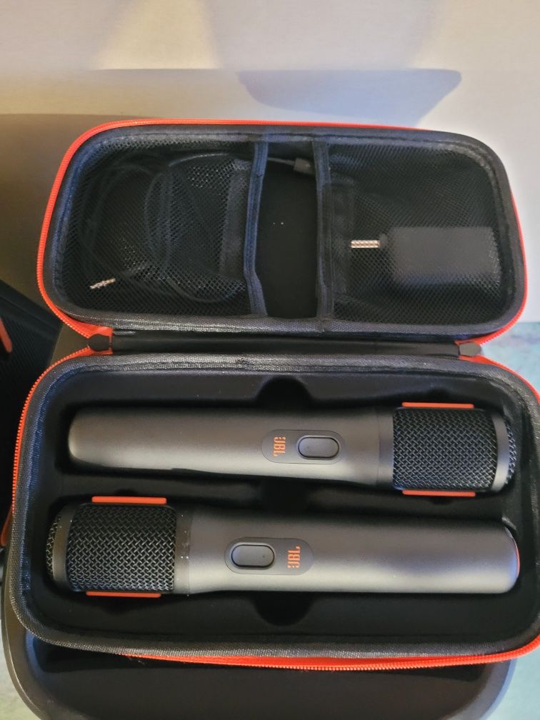 Wynajem nagłośnienia, głośników JBL PartyBox 300 (2szt.) + mikrofony