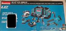 Makita zestaw nieużywanych 8-narzędzi combo kit