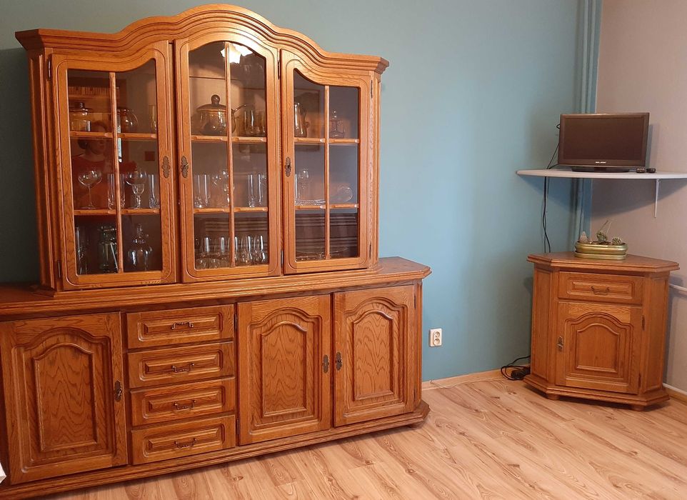 Swarzędz witryna + komoda + szafka narożna