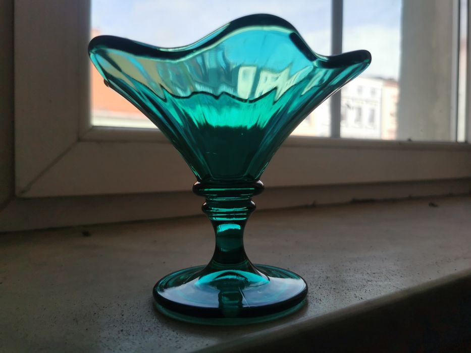 Pucharki do lodów zielony szmaragd