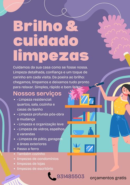 Fazemos todo tipo de limpesas