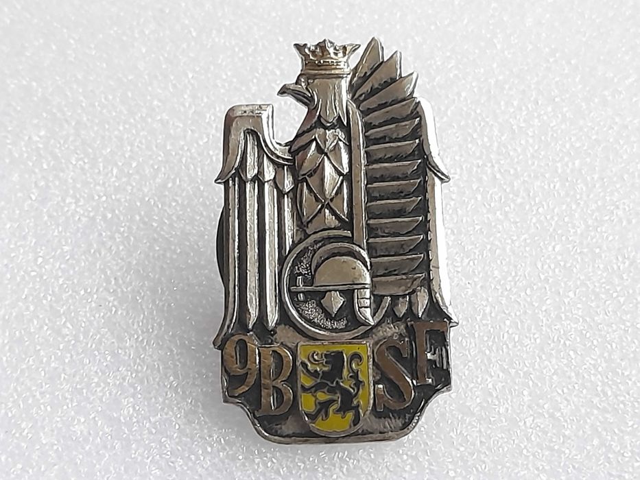 Odznaka 9 Batalion Strzelców Flandryjskich PSZ oryginał