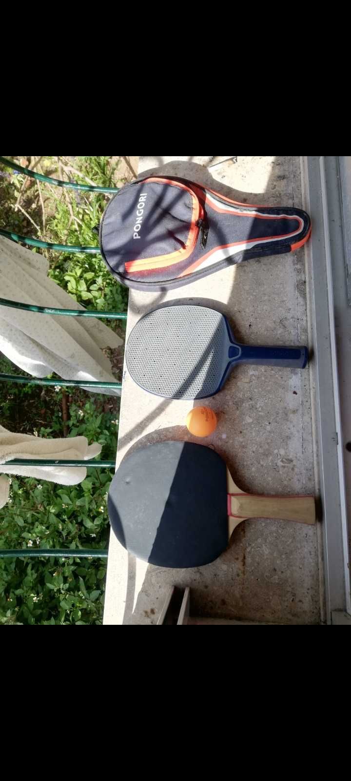 Conjunto raquetes para desporto (ping Pong) bolsa incluída.