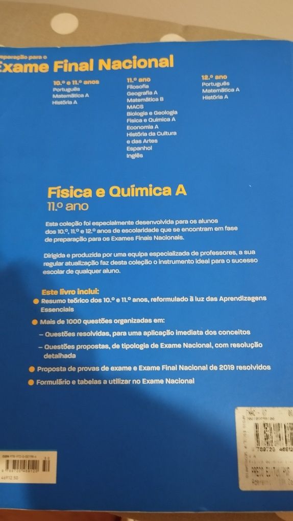 Exame Físico e Química 11 ano