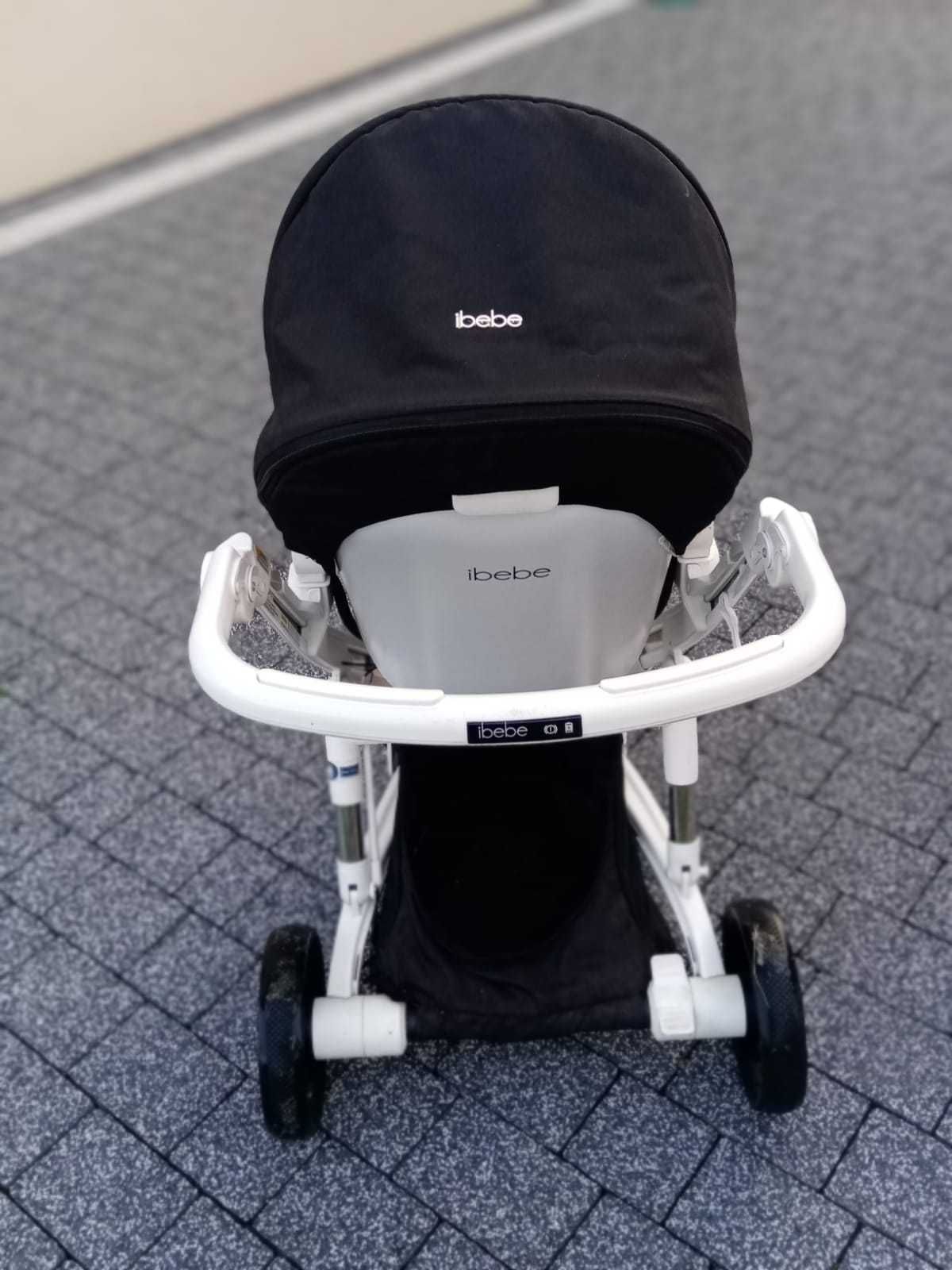 Wózek z automatycznym hamowaniem ibebe bogate wyposażenie