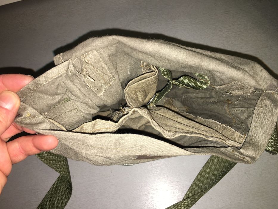 Torba wojskowa na ramię wojsko PRL żołnierz wojna mundur