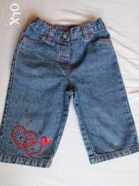 Spodnie jeansowe dziewczęce 3-4 lata