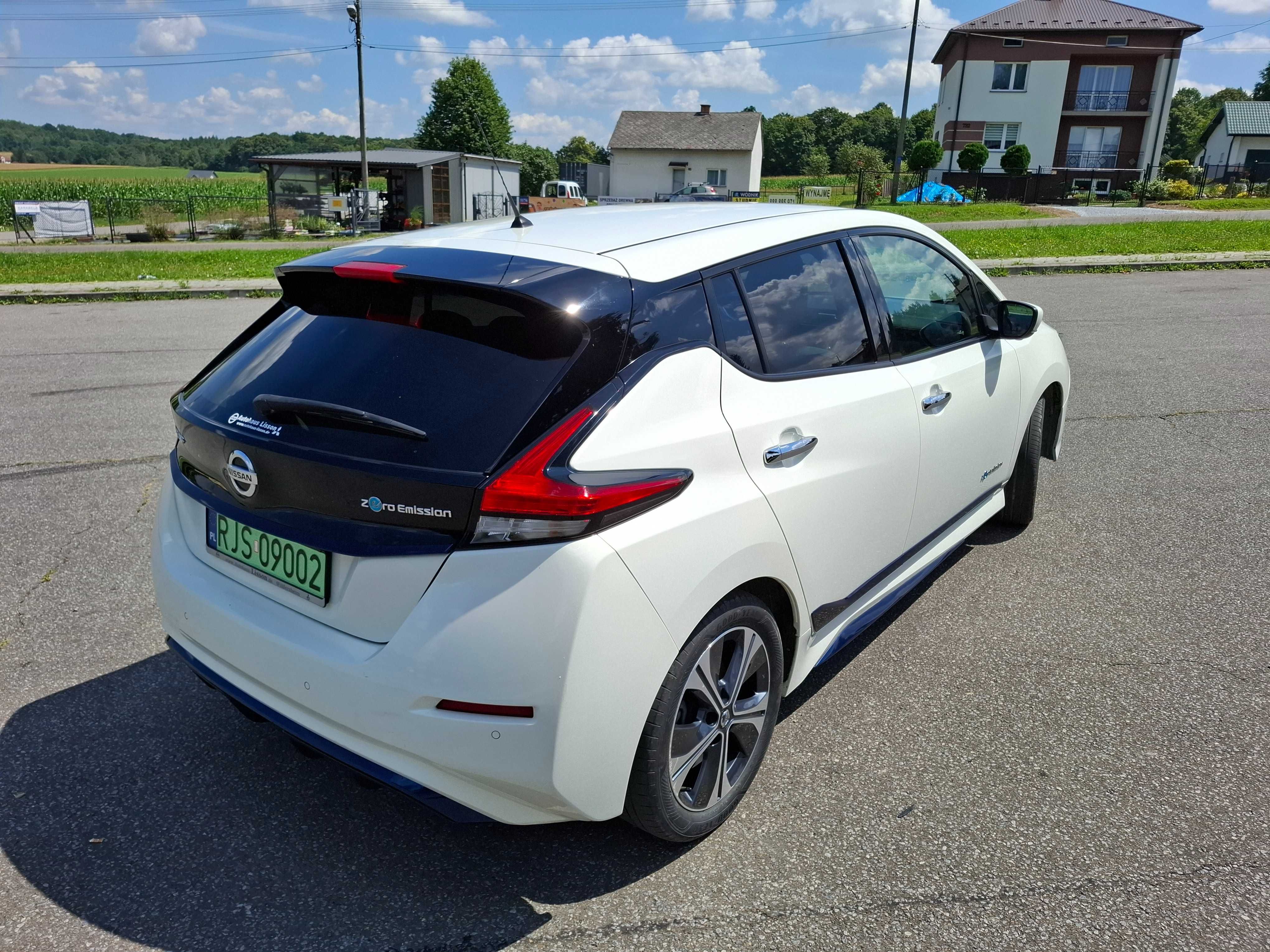 Nissan Leaf Elektryk 150KM Navi Bose Kamera 360 Full Led Biała Perła!