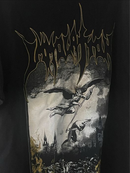 Immolation koszulka oryginalna z koncertu europe tour 2024 heavy metal
