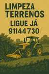 Serviços agricolas e limpeza de terrenos com trator