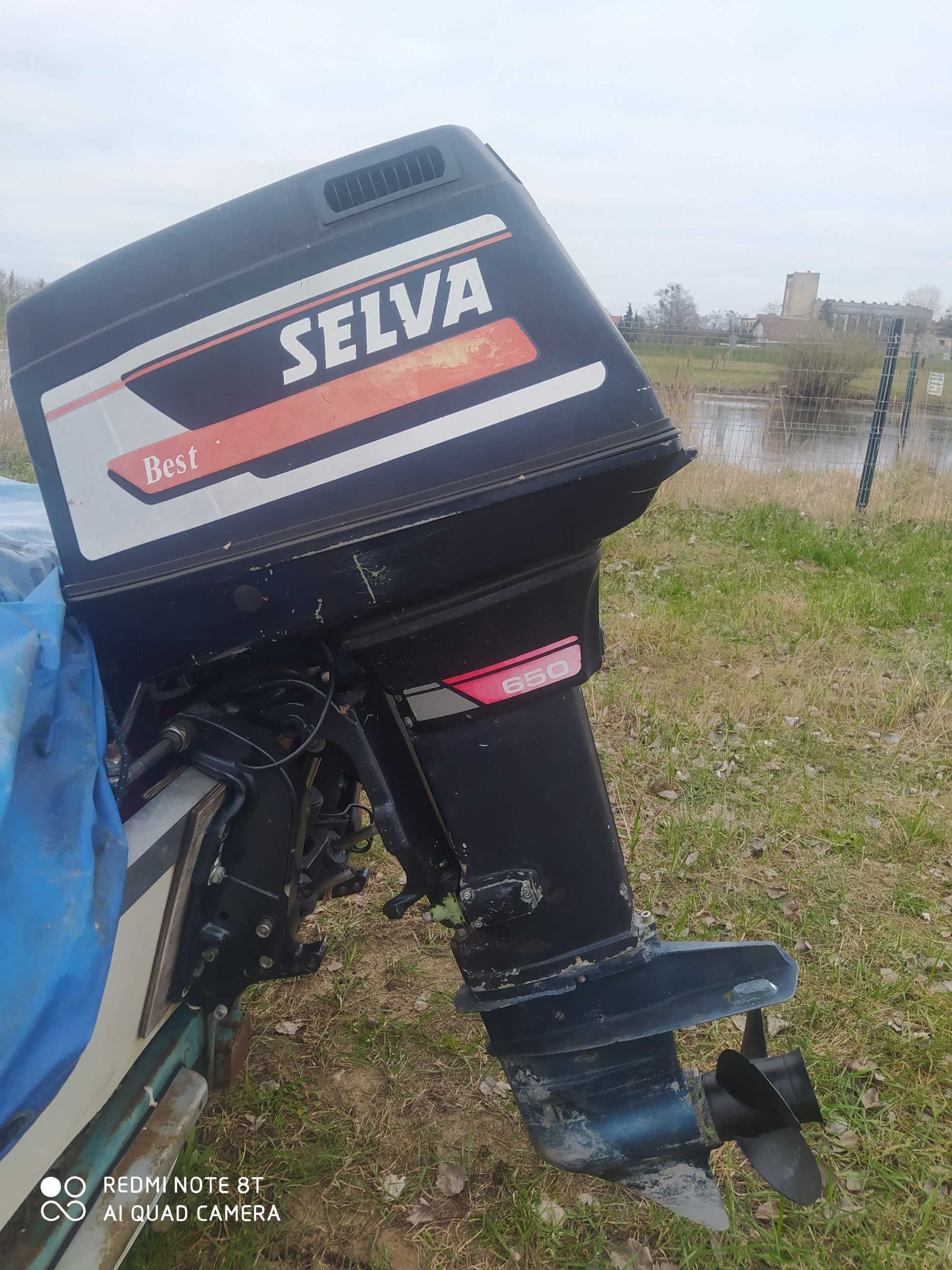 Silnik Zaburtowy SELVA 40HP Stopa L POWER TRIM z Manetką Komplet