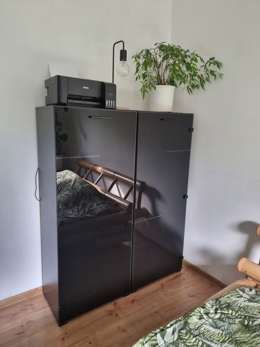 Meble czarne nowoczesne zestaw mebli