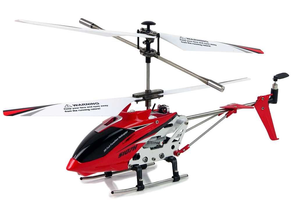 Helikopter SYMA S107H Zdalnie Sterowany 2,4G Czerwony dla dzieci 8+