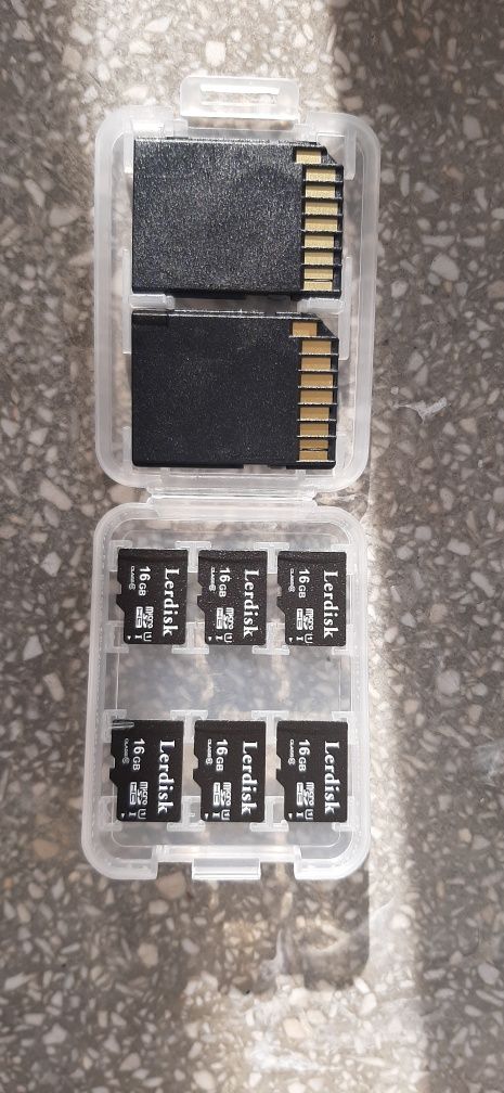 Factory Wholesale 16GB Micro SD Card 6-Pack U1 Class 10,60MB/s