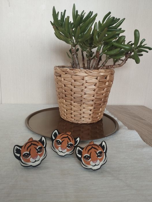 Gałka meblowa dla dzieci tygrys 3 szt
