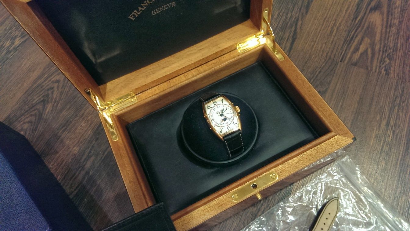 Золотые часы Franck Muller Франк Мюллер, оригинал