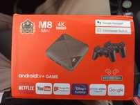 Ігрова дитяча приставка  M8 Mini 4K розваги та 10 000 ретро ігор