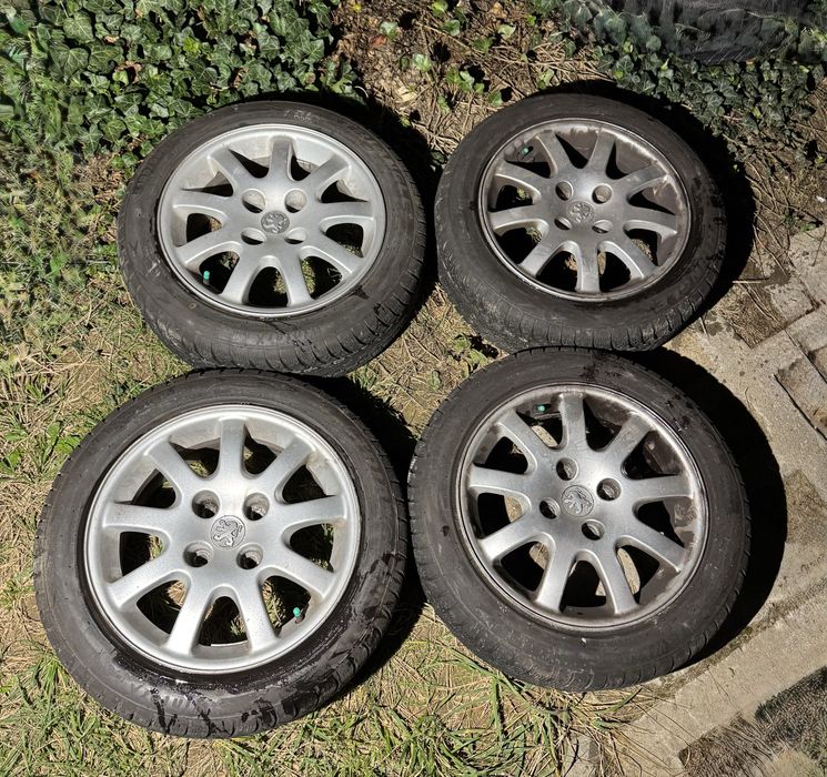 Felgi 4x108 opony zima 185/55/15” 24rok 307 Peugeot 207 206 Citroen