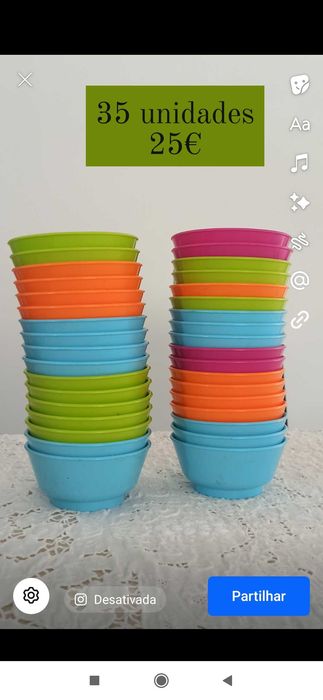 Malgas em plástico duro