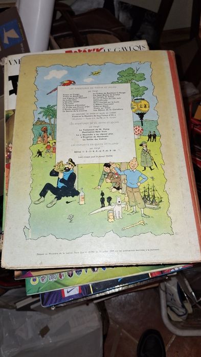 Le Crabe aux princes d'or Tintin Herge Bélgica casterman