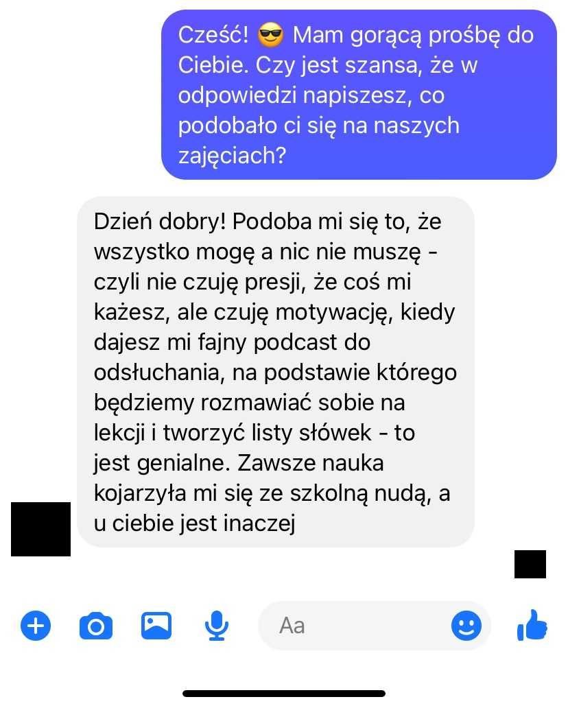 Angielski online z dwujęzyczną studentką w UK