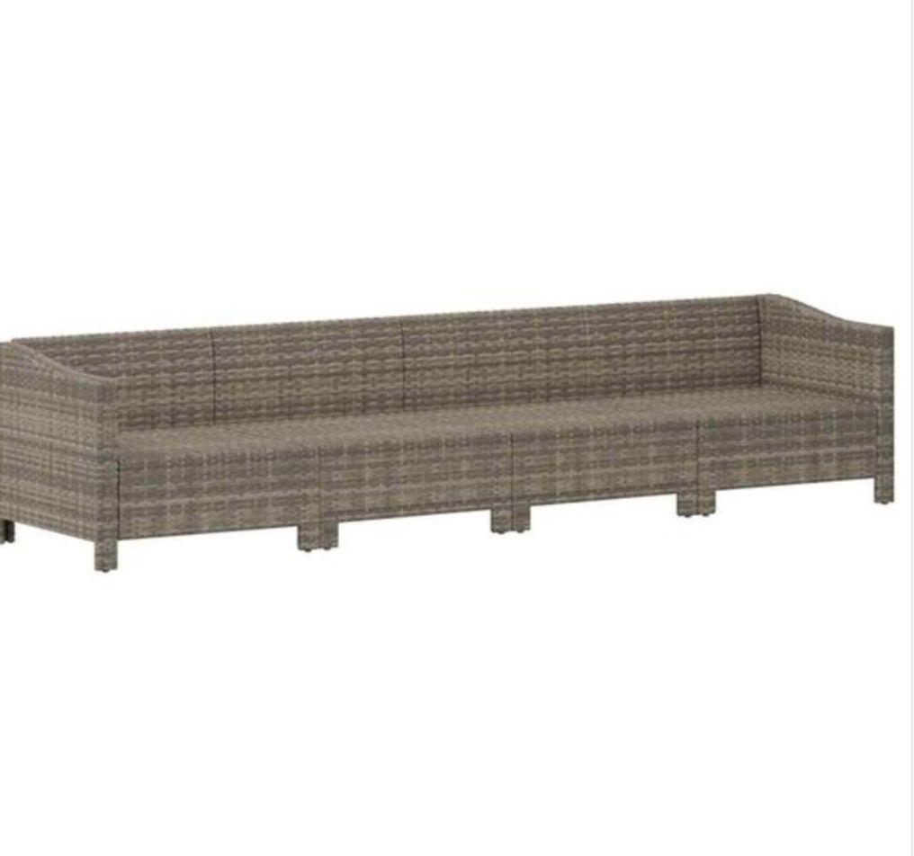 Sofa ogrodowa ratanowa vidaxl