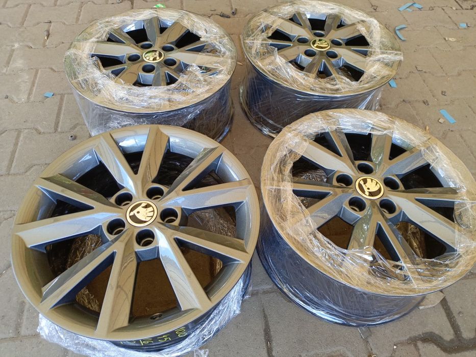 Felgi aluminiowe oryginalne skoda 5x100 et45 7jx16 VW seat