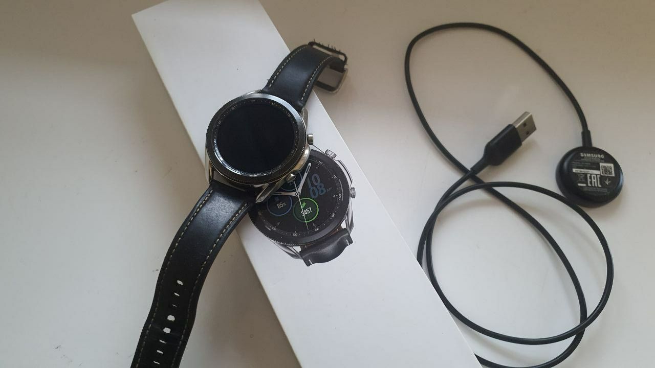 Смарт годинник Samsung Watch 45mm R840. Повний комплект