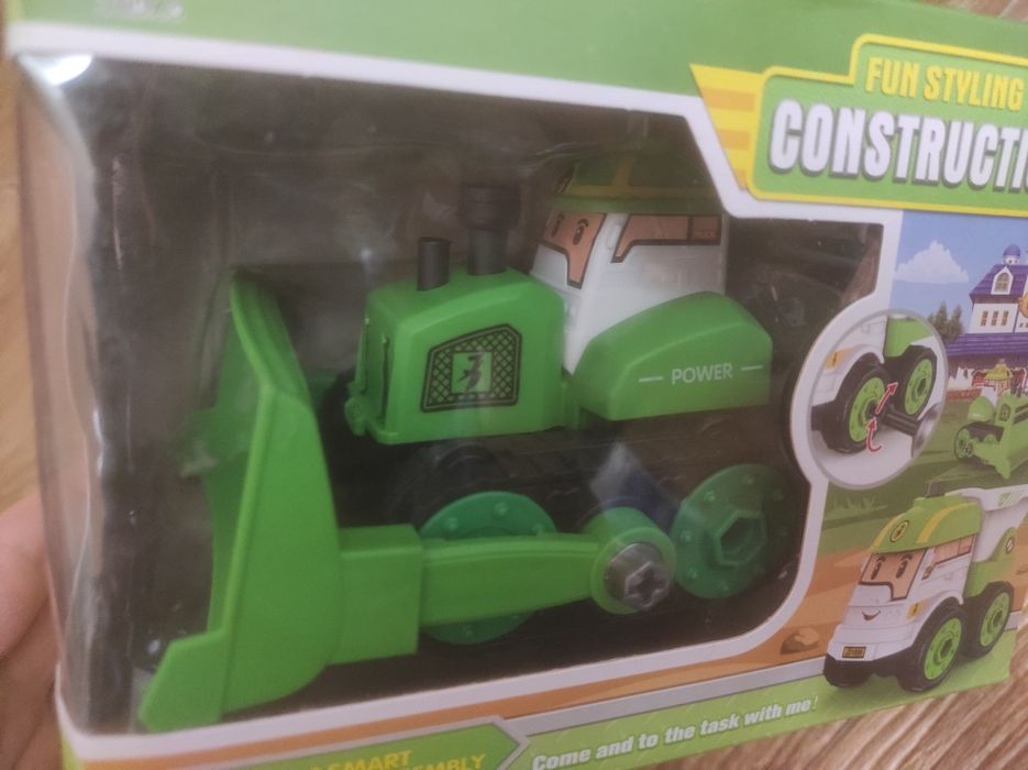 Конструктор экскаватор транспорт Робокар Полі с отверткой викруткою