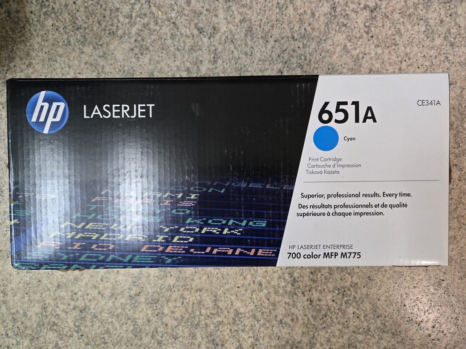 toner HP lasser kolor meganta i cyjan