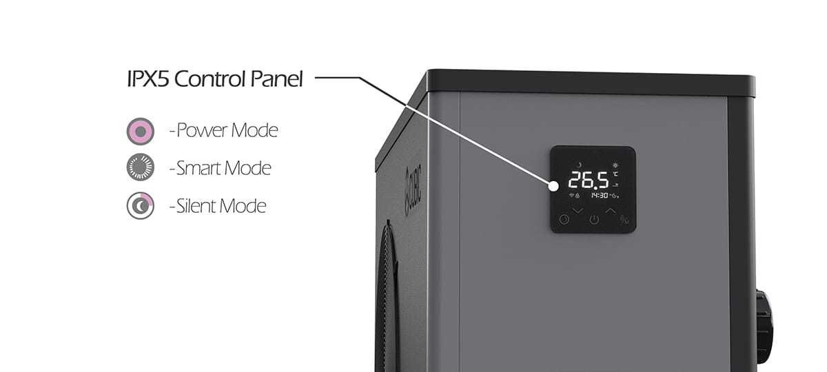 Pompa ciepła do basenu full inverter - Tebas 11 kW + Wi-Fi max. 50 m3