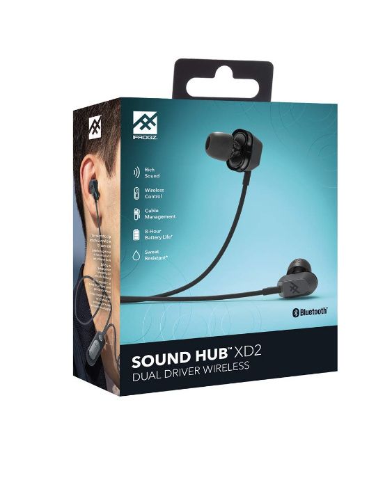 Słuchawki bezprzewodowe bluetooth IFROGZ Sound Hub XD2 czarne