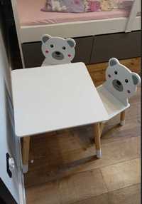 ZESTAW DZIECIĘCY stolik + 2 krzesełka dla dzieci