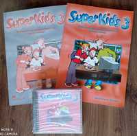 Super Kids 3 - nowe: podręcznik, ćwiczenia, płyty (angielski)