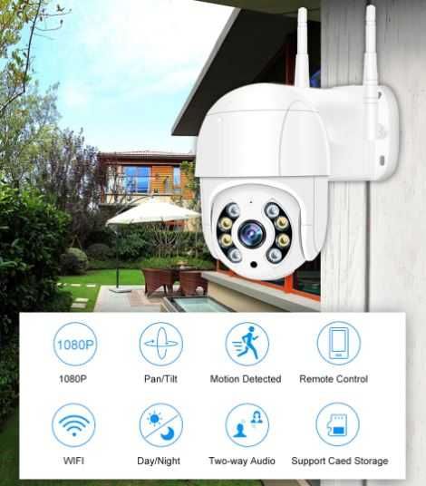 Câmera de vigilância WiFi IP66