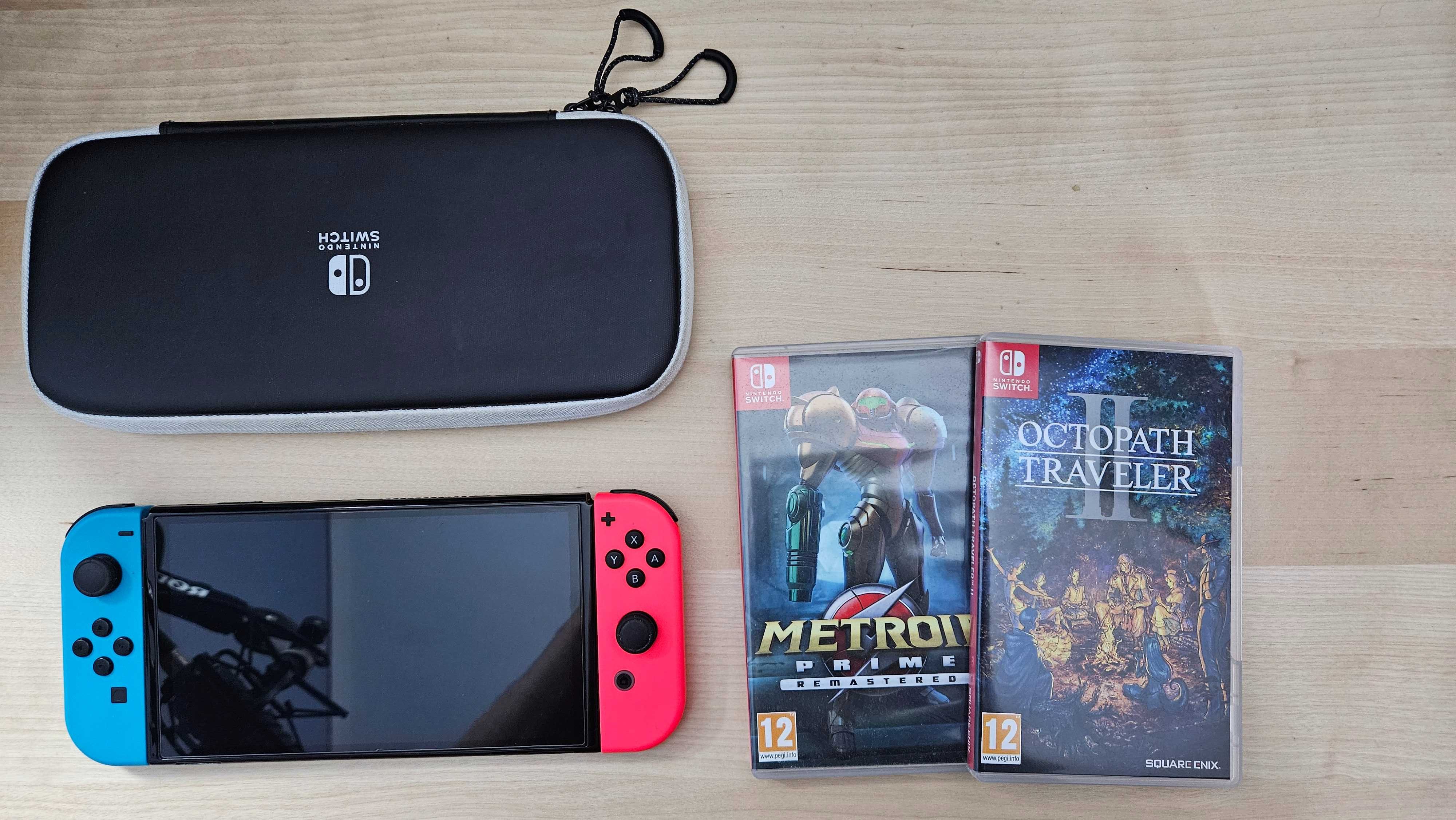 Nintendo Switch OLED + 2 jogos incríveis