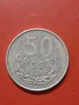 Moneta 50 groszy Polska Rzeczpospolita Ludowa 1977 rok