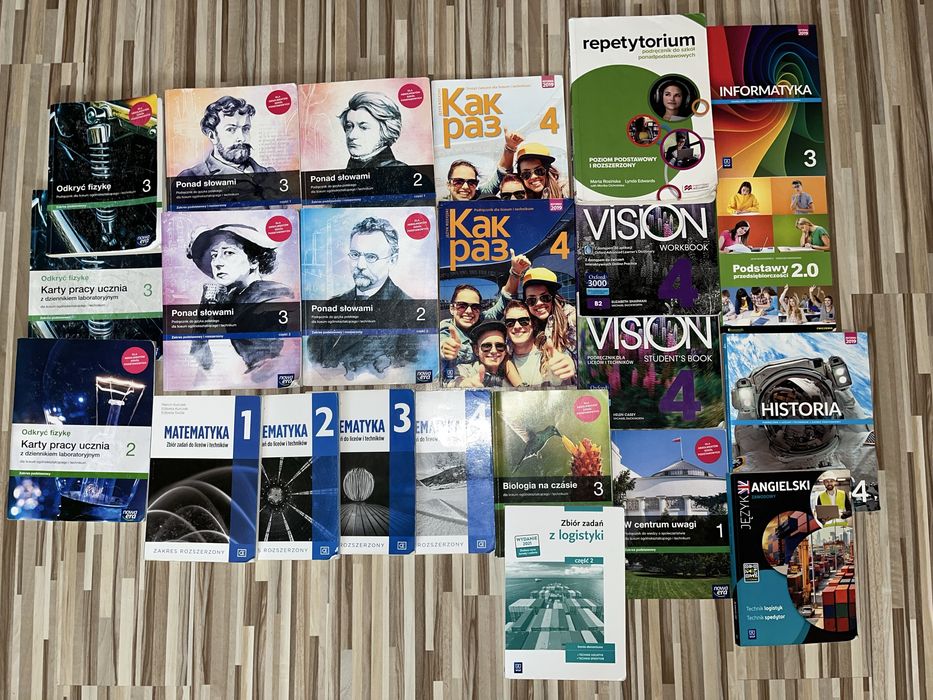 Vision/ kak raz / historia 4/ponad słowami /matematyka