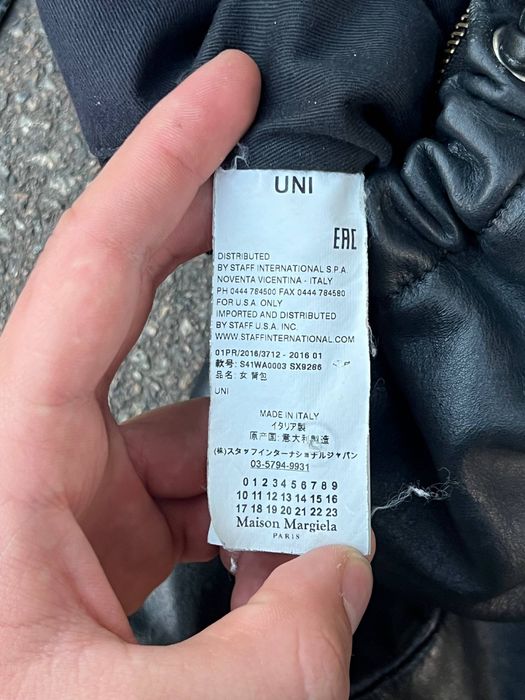 оригинальный рюкзак maison margiela сумка кожанная backpack